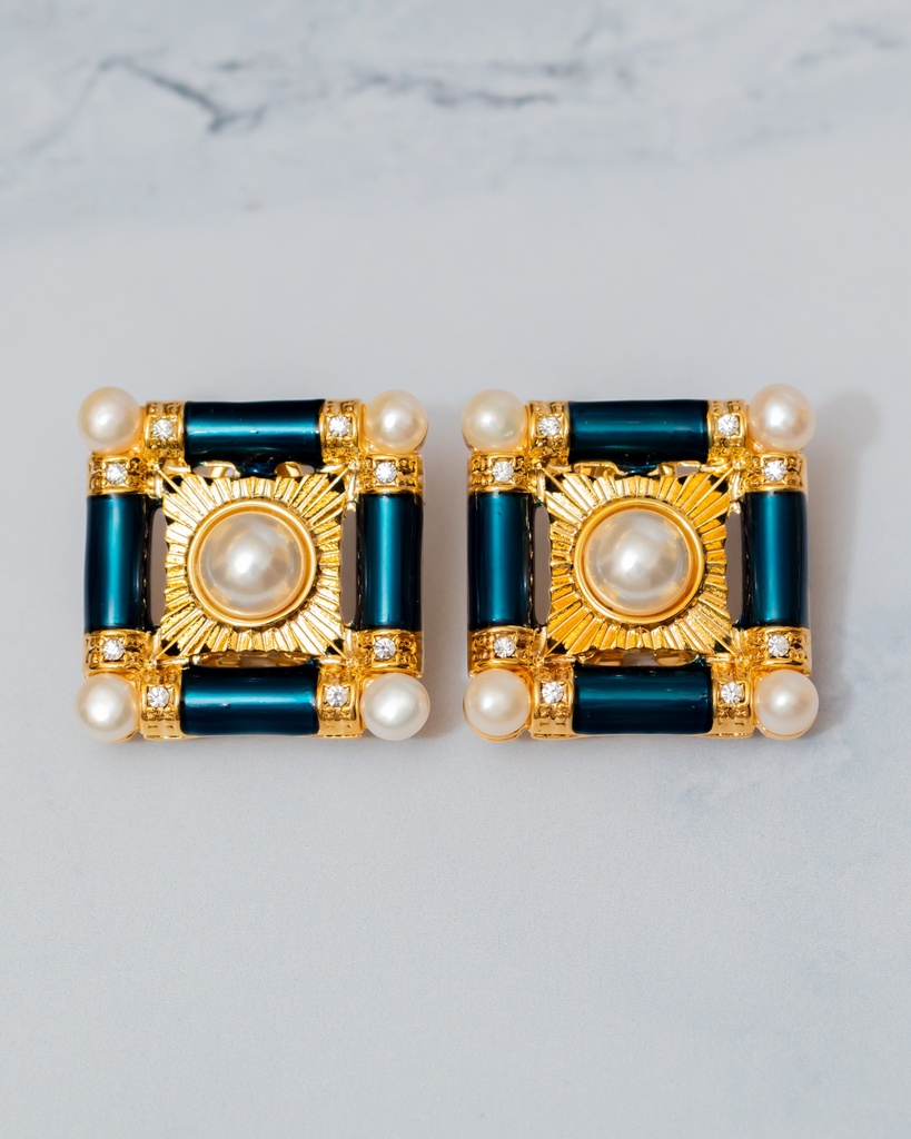 Arete Cuadrado Vintage