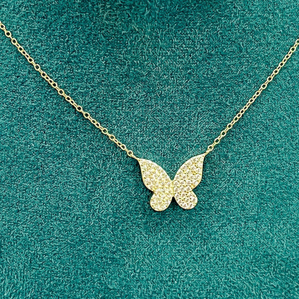 Collar Dos Mariposa 