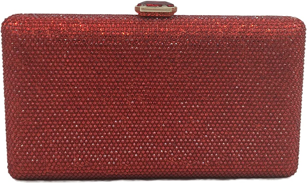 Cartera Cristales Rojo