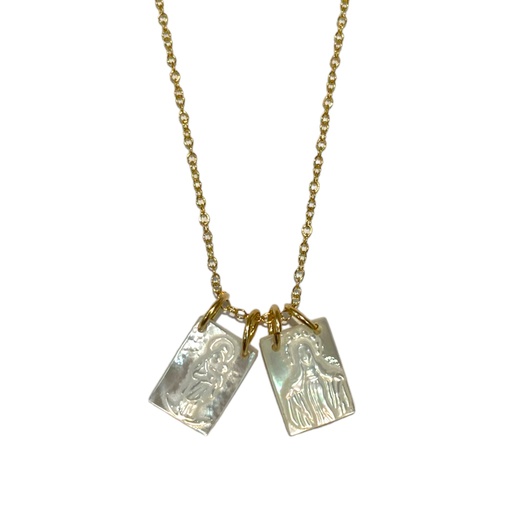 [10286] Collar Simple Escapulario Peq Nacar