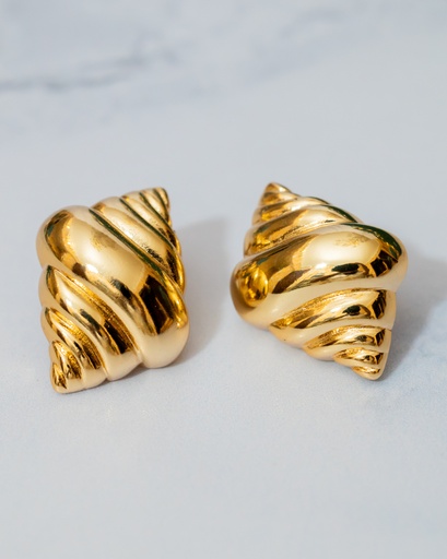 [11717] Arete Caracol Dorado