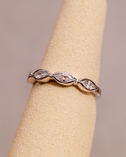 [13027] Anillo Half Bezel Marquee Mediano #6